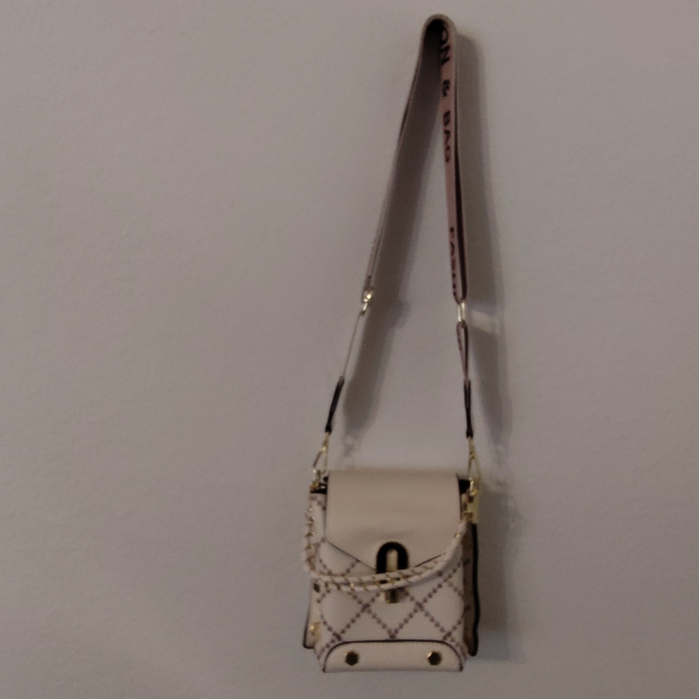 Elegant Cream Crossbody Bag